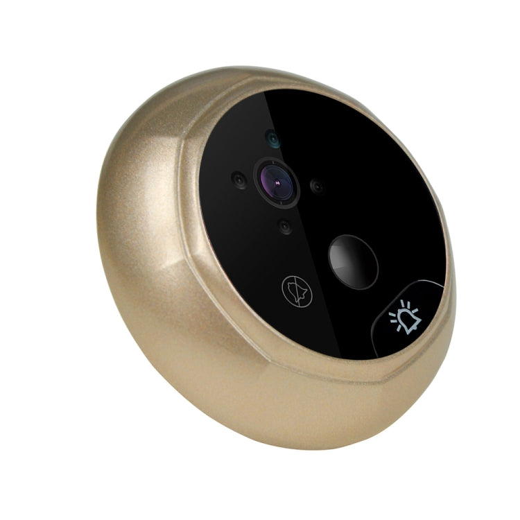 Danmini Q8 2.4 inch Color Screen 1.0MP Security Camera No Disturb Peephole Viewer, Support TF Card (32GB Max) / Night Vision / PIR Motion Detection(Gold), Q8 Danmini Q8 2.4 inch Color Screen 1.0MP Security Camera No Disturb Peephole Viewer, Support TF Card (32GB Max) / Night Vision / PIR Motion Detection(Gold), Q8